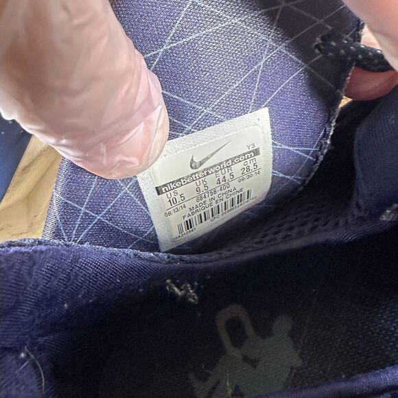 Nike Chuck Posite Mens Size 10.5 The Dark Midnight‎ Navy Shoes 684758-400 - Picture 8 of 8